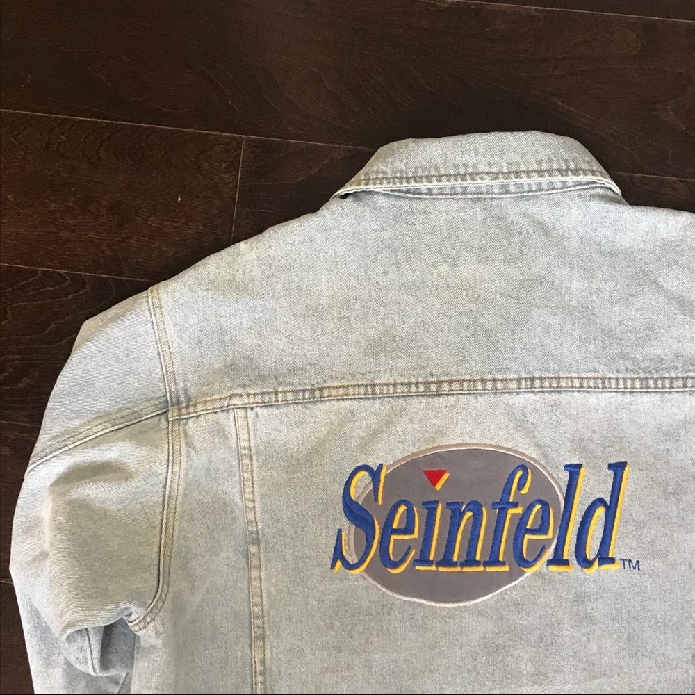 Seinfeld Embroidered Denim Jacket